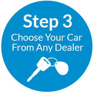 Step 3 Choose your car from any dealer