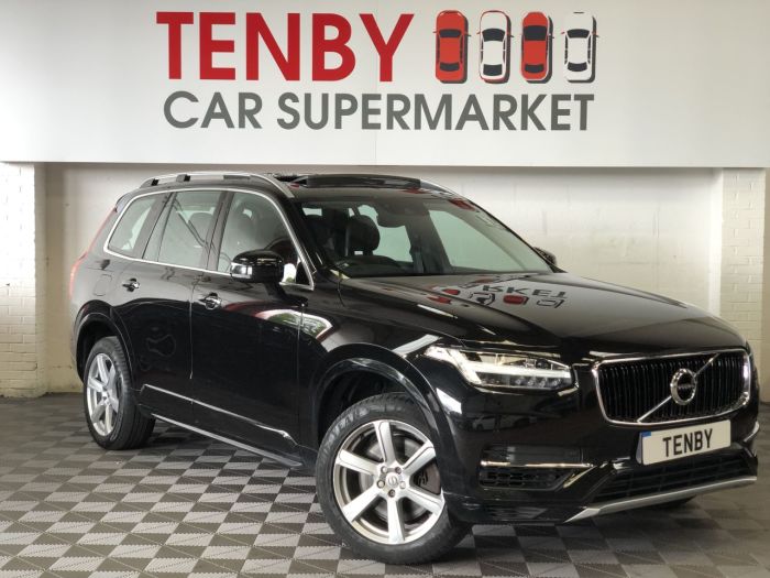 Volvo XC90 2.0 T8 TWIN ENGINE MOMENTUM 5d 316 BHP Estate Hybrid BLACK