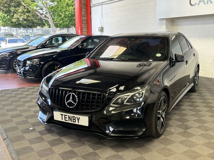 Mercedes-Benz E Class 2.1 E220 BLUETEC AMG NIGHT EDITION 4d 174 BHP Saloon Diesel BLACK