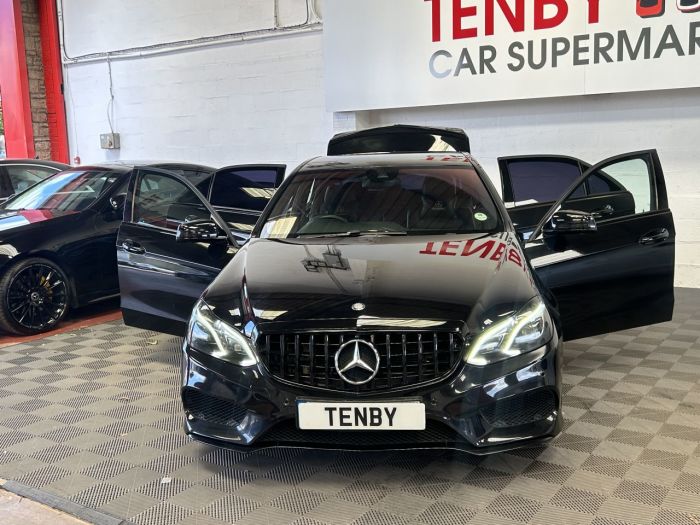 Mercedes-Benz E Class 2.1 E220 BLUETEC AMG NIGHT EDITION 4d 174 BHP Saloon Diesel BLACK