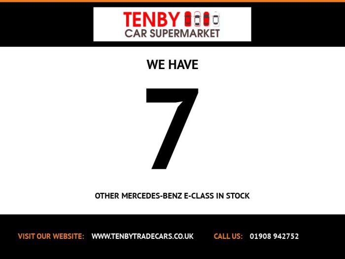 Mercedes-Benz E Class 2.1 E220 BLUETEC AMG NIGHT EDITION 4d 174 BHP Saloon Diesel BLACK