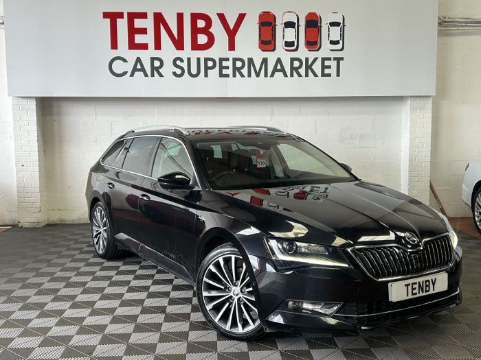 Skoda Superb 2.0 LAURIN AND KLEMENT TDI DSG 5d 148 BHP Estate Diesel BLACK