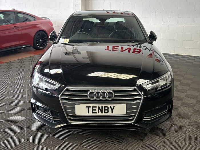 Audi A4 2.0 TFSI S LINE MHEV 4d 188 BHP Saloon Petrol BLACK