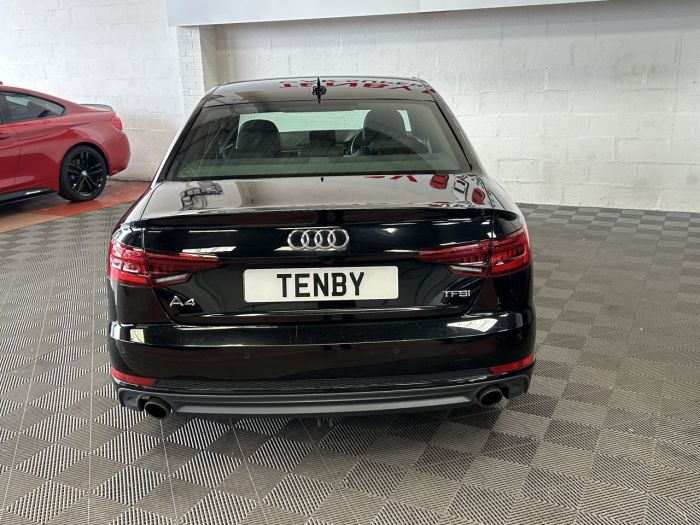 Audi A4 2.0 TFSI S LINE MHEV 4d 188 BHP Saloon Petrol BLACK