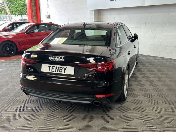 Audi A4 2.0 TFSI S LINE MHEV 4d 188 BHP Saloon Petrol BLACK