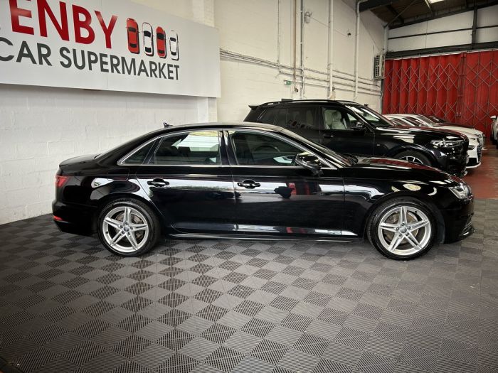 Audi A4 2.0 TFSI S LINE MHEV 4d 188 BHP Saloon Petrol BLACK