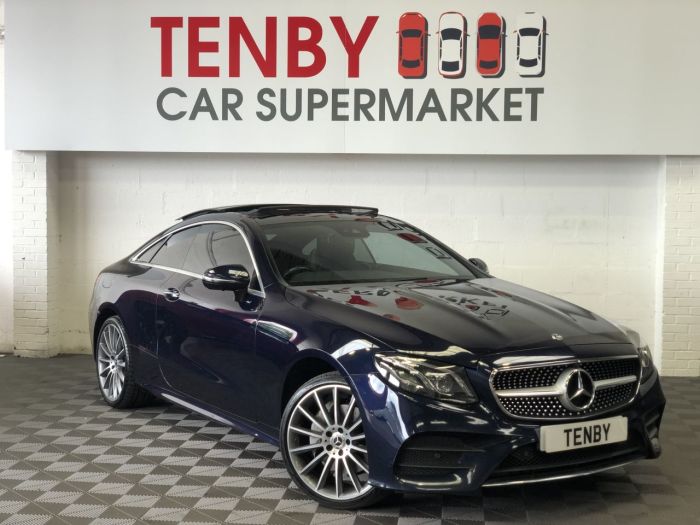 Mercedes-Benz E Class 2.0 E 220 D 4MATIC AMG LINE PREMIUM PLUS 2d 192 BHP Coupe Diesel BLUE