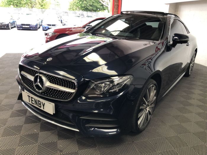 Mercedes-Benz E Class 2.0 E 220 D 4MATIC AMG LINE PREMIUM PLUS 2d 192 BHP Coupe Diesel BLUE