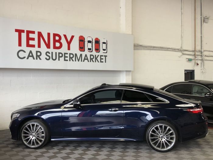 Mercedes-Benz E Class 2.0 E 220 D 4MATIC AMG LINE PREMIUM PLUS 2d 192 BHP Coupe Diesel BLUE