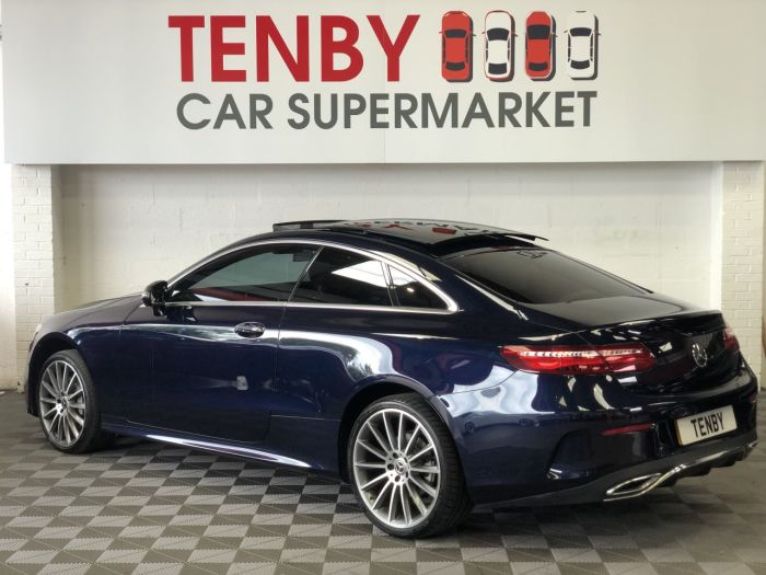 Mercedes-Benz E Class 2.0 E 220 D 4MATIC AMG LINE PREMIUM PLUS 2d 192 BHP Coupe Diesel BLUE