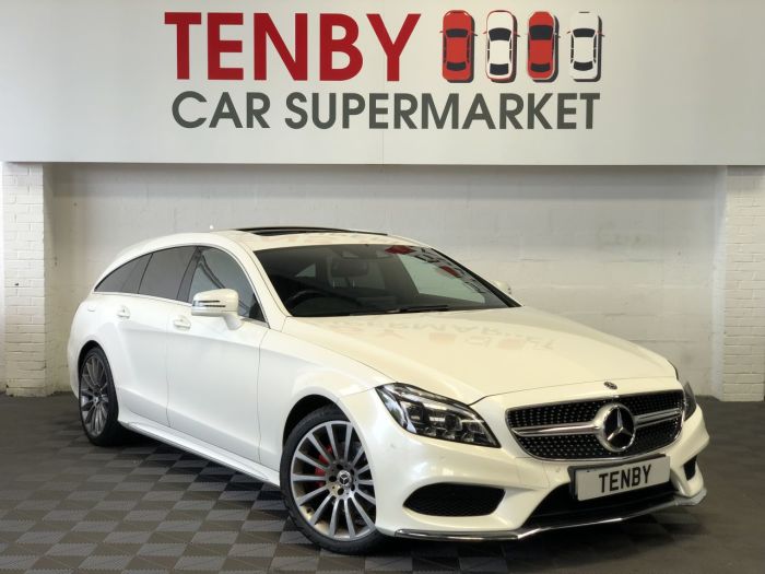 Mercedes-Benz CLS-Class 2.1 CLS220 D AMG LINE PREMIUM 5d 174 BHP Estate Diesel WHITE