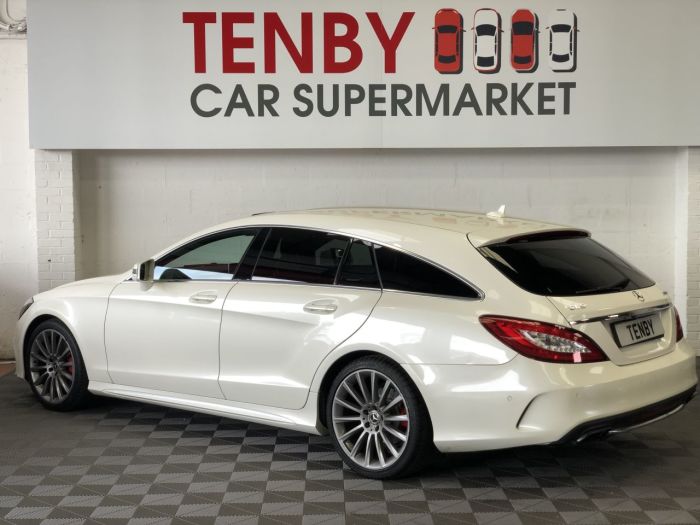 Mercedes-Benz CLS-Class 2.1 CLS220 D AMG LINE PREMIUM 5d 174 BHP Estate Diesel WHITE