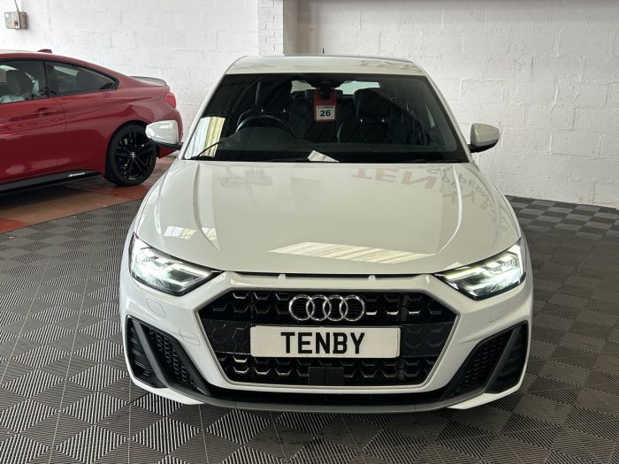 Audi A1 1.0 SPORTBACK TFSI S LINE 5d 114 BHP Hatchback Petrol WHITE