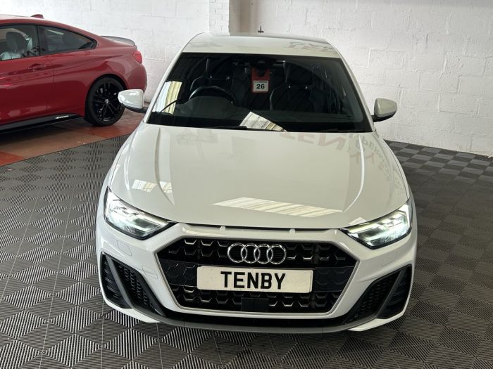 Audi A1 1.0 SPORTBACK TFSI S LINE 5d 114 BHP Hatchback Petrol WHITE