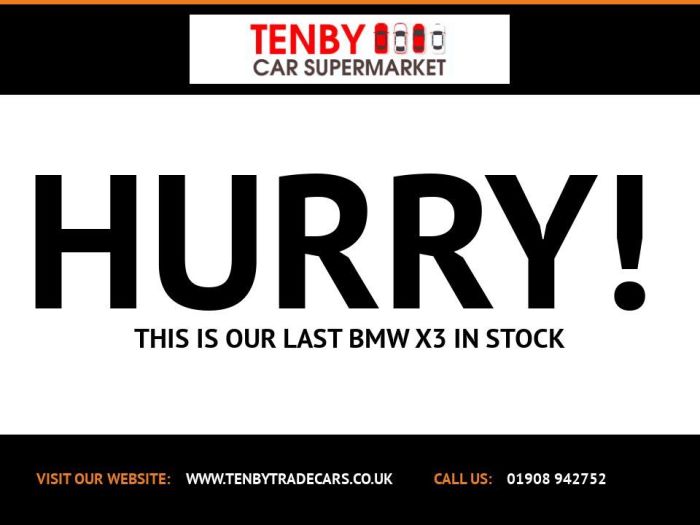 BMW X3 2.0 XDRIVE20D XLINE 5d 188 BHP Estate Diesel GREY