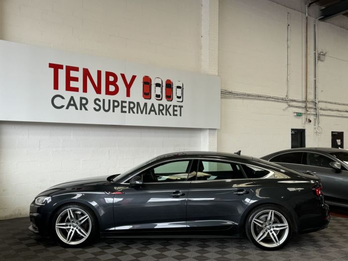 Audi A5 2.0 SPORTBACK TFSI S LINE MHEV 5d 188 BHP Hatchback Petrol GREY