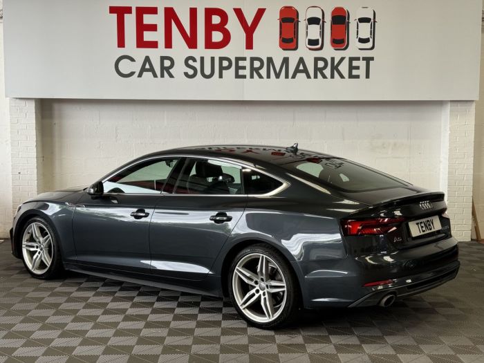 Audi A5 2.0 SPORTBACK TFSI S LINE MHEV 5d 188 BHP Hatchback Petrol GREY