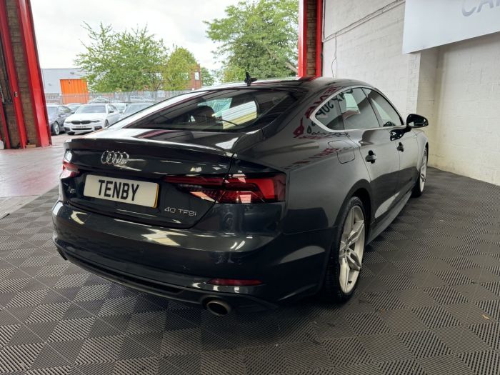 Audi A5 2.0 SPORTBACK TFSI S LINE MHEV 5d 188 BHP Hatchback Petrol GREY