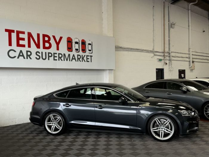 Audi A5 2.0 SPORTBACK TFSI S LINE MHEV 5d 188 BHP Hatchback Petrol GREY