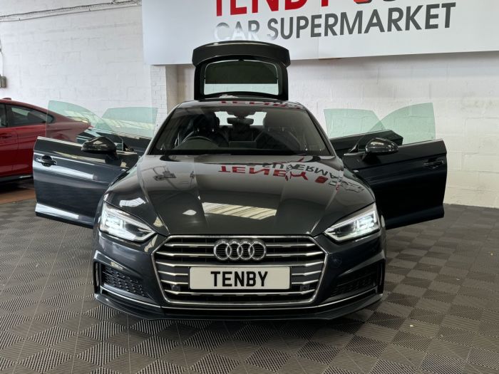 Audi A5 2.0 SPORTBACK TFSI S LINE MHEV 5d 188 BHP Hatchback Petrol GREY