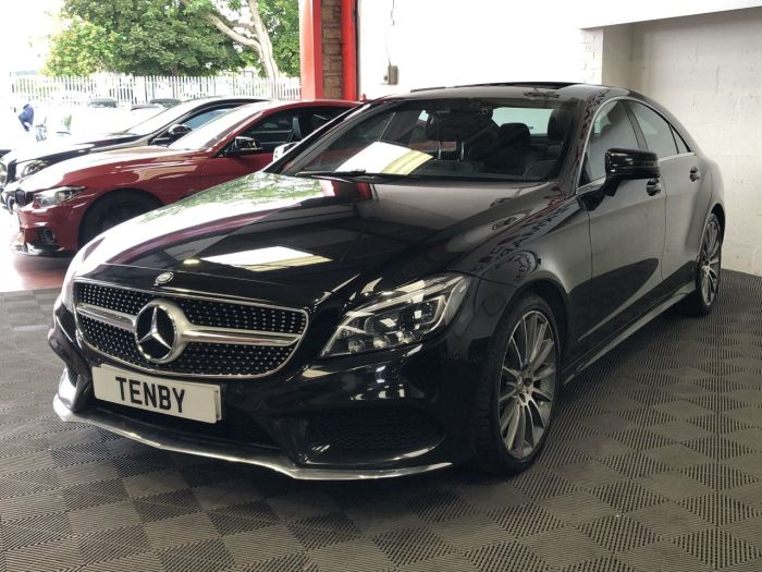 Mercedes-Benz CLS-Class 2.1 CLS220 D AMG LINE PREMIUM 4d 174 BHP Coupe Diesel BLACK