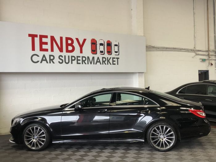 Mercedes-Benz CLS-Class 2.1 CLS220 D AMG LINE PREMIUM 4d 174 BHP Coupe Diesel BLACK