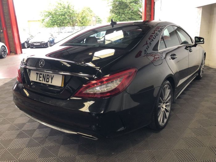 Mercedes-Benz CLS-Class 2.1 CLS220 D AMG LINE PREMIUM 4d 174 BHP Coupe Diesel BLACK