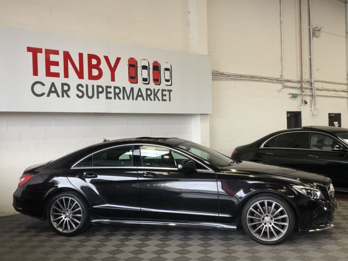 Mercedes-Benz CLS-Class 2.1 CLS220 D AMG LINE PREMIUM 4d 174 BHP Coupe Diesel BLACK