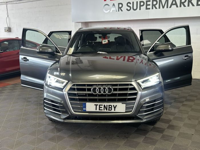 Audi Q5 2.0 TDI QUATTRO S LINE 5d 188 BHP Estate Diesel GREY