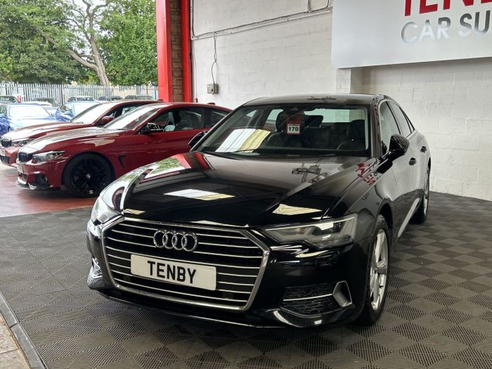 Audi A6 2.0 TDI SPORT MHEV 4d 202 BHP Saloon Diesel BLACK