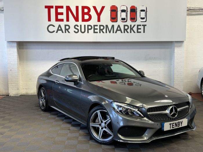 Mercedes-Benz C Class 2.1 C 220 D AMG LINE PREMIUM PLUS 2d 168 BHP Coupe Diesel GREY