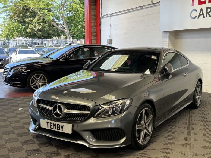 Mercedes-Benz C Class 2.1 C 220 D AMG LINE PREMIUM PLUS 2d 168 BHP Coupe Diesel GREY