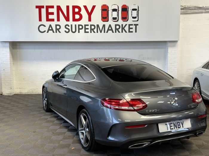 Mercedes-Benz C Class 2.1 C 220 D AMG LINE PREMIUM PLUS 2d 168 BHP Coupe Diesel GREY