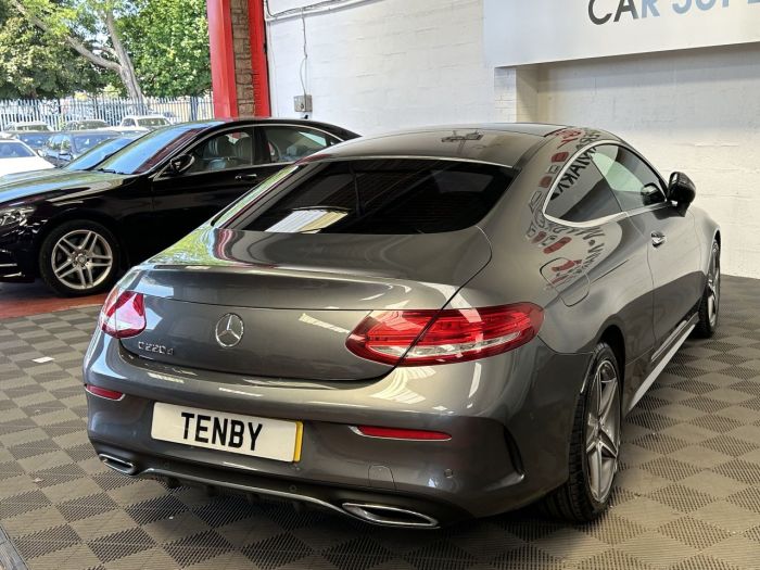 Mercedes-Benz C Class 2.1 C 220 D AMG LINE PREMIUM PLUS 2d 168 BHP Coupe Diesel GREY