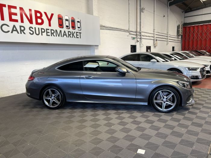 Mercedes-Benz C Class 2.1 C 220 D AMG LINE PREMIUM PLUS 2d 168 BHP Coupe Diesel GREY