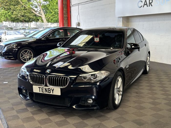 BMW 5 Series 2.0 520D M SPORT 4d 188 BHP Saloon Diesel BLACK