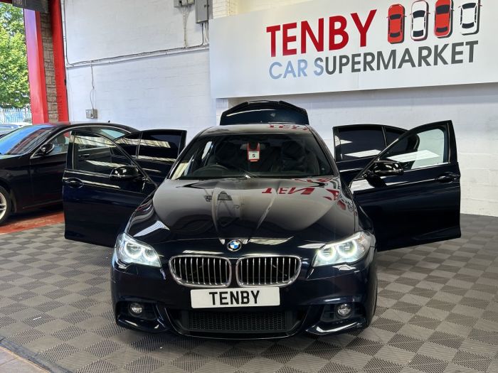 BMW 5 Series 2.0 520D M SPORT 4d 188 BHP Saloon Diesel BLACK