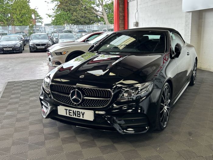 Mercedes-Benz E Class 2.0 E 300 D AMG LINE PREMIUM PLUS 2d 242 BHP Convertible Diesel BLACK