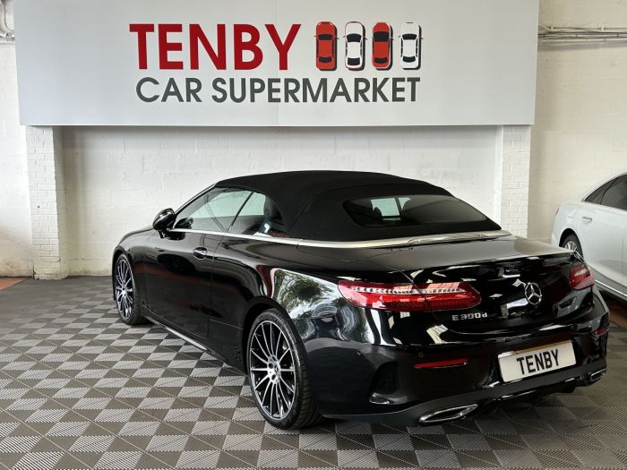 Mercedes-Benz E Class 2.0 E 300 D AMG LINE PREMIUM PLUS 2d 242 BHP Convertible Diesel BLACK