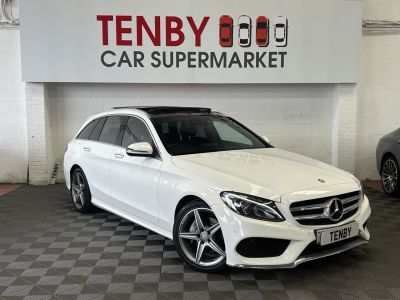 Mercedes-Benz C Class 2.1 C220 D AMG LINE PREMIUM PLUS 5d 170 BHP Estate Diesel WHITEMercedes-Benz C Class 2.1 C220 D AMG LINE PREMIUM PLUS 5d 170 BHP Estate Diesel WHITE at Motor Finance 4u Tunbridge Wells