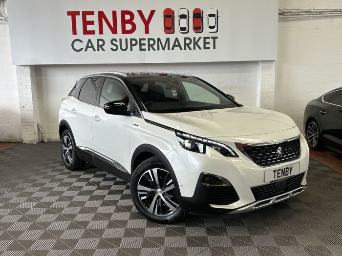 Peugeot 3008 1.2 PURETECH S/S GT LINE 5d 129 BHP Hatchback Petrol WHITE