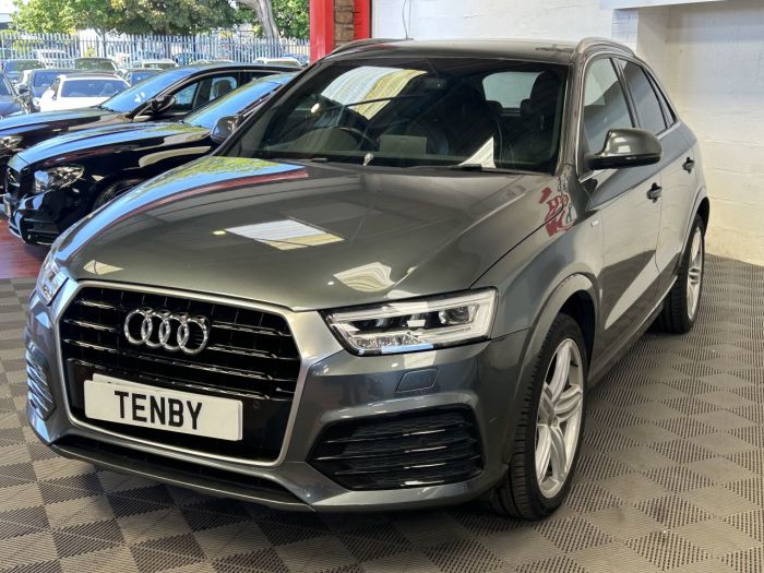 Audi Q3 2.0 TDI QUATTRO S LINE PLUS 5d 182 BHP Estate Diesel GREY