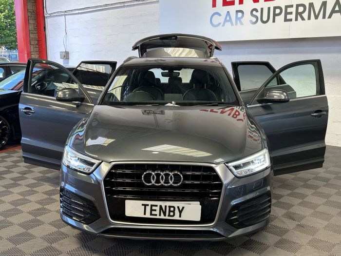 Audi Q3 2.0 TDI QUATTRO S LINE PLUS 5d 182 BHP Estate Diesel GREY