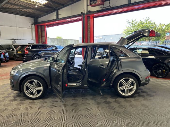 Audi Q3 2.0 TDI QUATTRO S LINE PLUS 5d 182 BHP Estate Diesel GREY