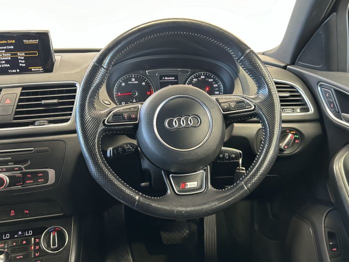 Audi Q3 2.0 TDI QUATTRO S LINE PLUS 5d 182 BHP Estate Diesel GREY