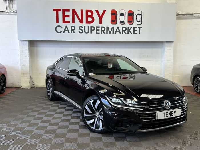 Volkswagen Arteon 2.0 R-LINE TDI DSG 5d 187 BHP Hatchback Diesel BLACK