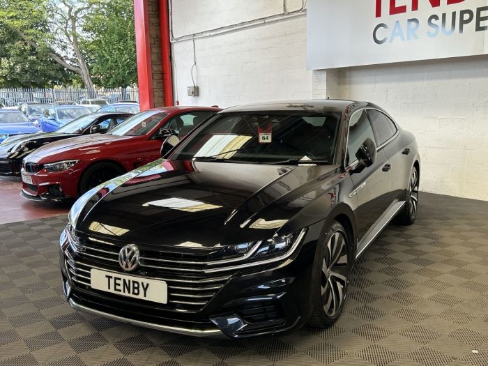 Volkswagen Arteon 2.0 R-LINE TDI DSG 5d 187 BHP Hatchback Diesel BLACK