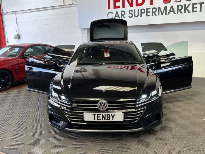 Volkswagen Arteon 2.0 R-LINE TDI DSG 5d 187 BHP Hatchback Diesel BLACK