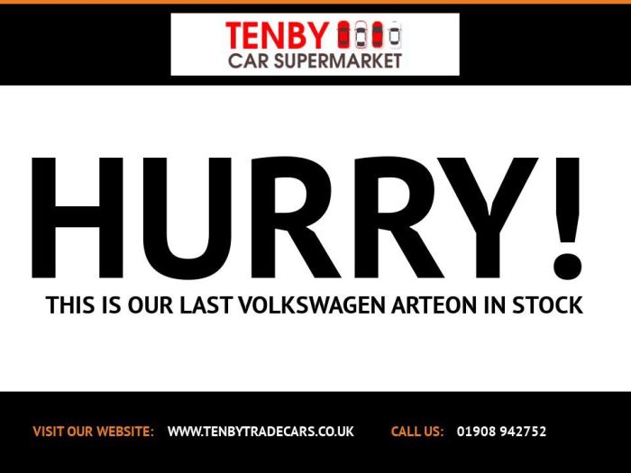 Volkswagen Arteon 2.0 R-LINE TDI DSG 5d 187 BHP Hatchback Diesel BLACK