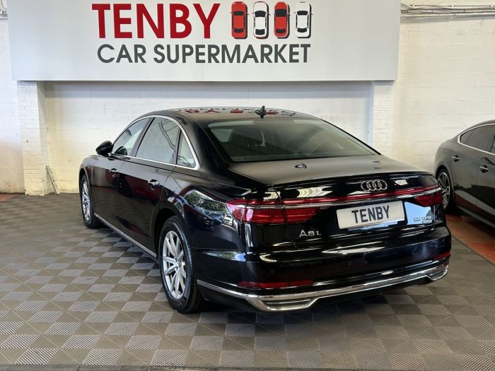 Audi A8 3.0 L TFSI QUATTRO MHEV 4d 336 BHP Saloon Petrol BLACK